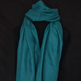 Handloom Cashmere Pashmina 100% Pure Stole - Antiqua Aqua