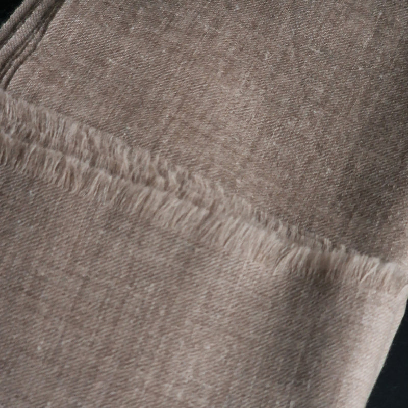 Authentic Luxury Soft Kashmir Pashminas Cashmere Stole - 100% Cashmere Grey