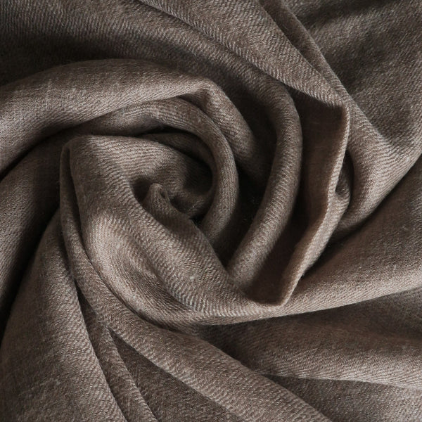 Authentic Luxury Soft Kashmir Pashminas Cashmere Stole - 100% Cashmere Grey