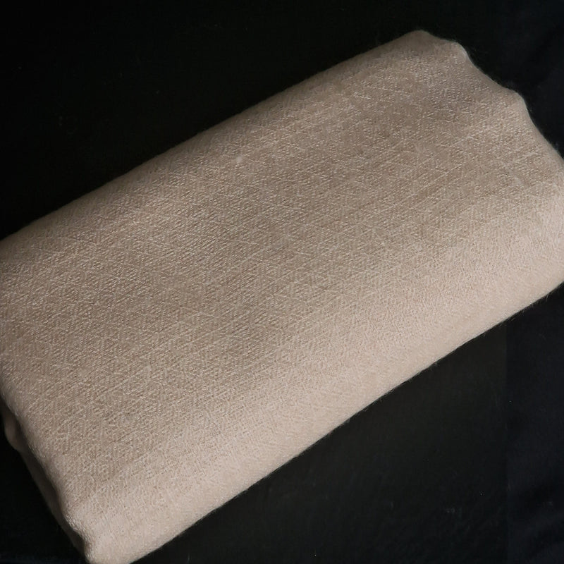100% Cashmere Soft Kashmir Pashmina Stoles -  Chiffon White