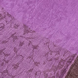 Beautiful Paisley Weave Kashmiri Purple Pashmina Scarf - Lavender