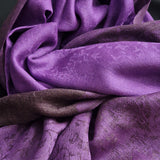 Beautiful Paisley Weave Kashmiri Purple Pashmina Scarf - Lavender