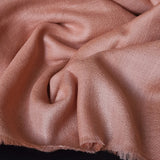 Luxury Soft Diamond Weave Pink Kashmiri Pashmina Scarf - Tea Rose Pink