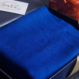 Authentic Kashmiri Diamond Weave Pashmina Scarf - Blue