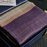 Warm Kashmiri Scarf Dark Purple Pashmina Wrap - Purple Haze