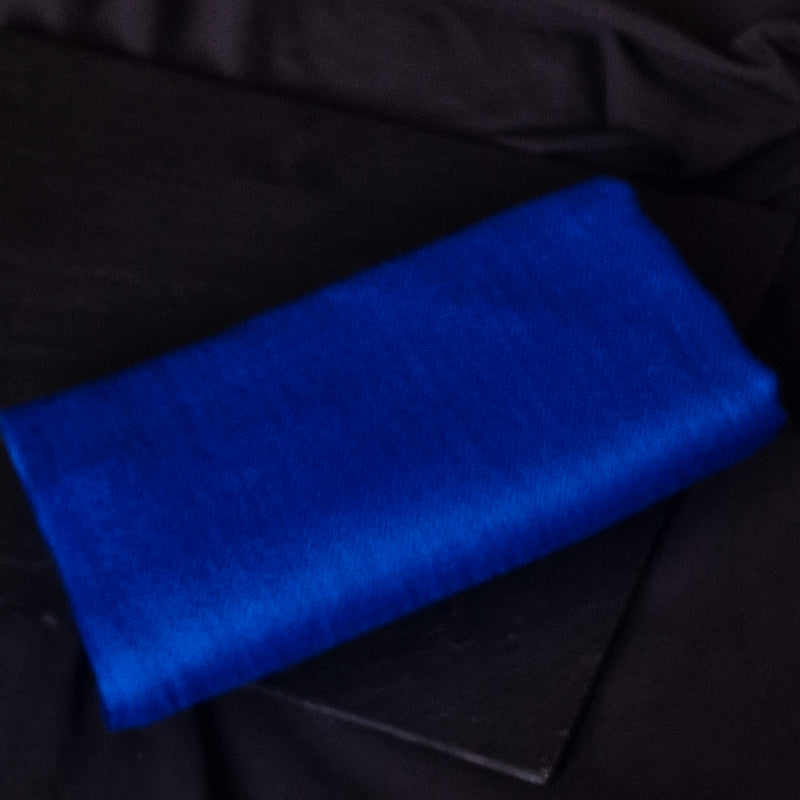 Authentic Kashmiri Diamond Weave Pashmina Scarf - Blue