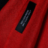 Authentic Luxury Soft 100% Cashmere - Ruby Red