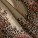 Moonlight Pashmina Shawl Two Tone Mughal border- Marigold New Collection!