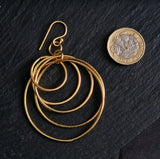 Multi Hoop Lightweight Unique Handmade Hook Earrings