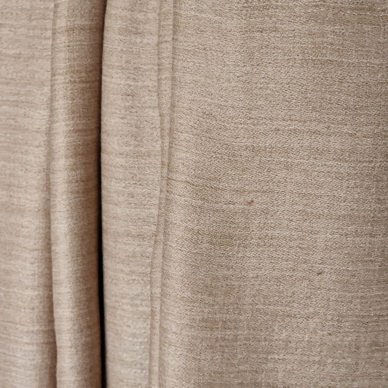 Border Kani Pashmina Wool Scarf Stole Wrap – Light Beige - Baga Ethnik Living Default Title Shawl