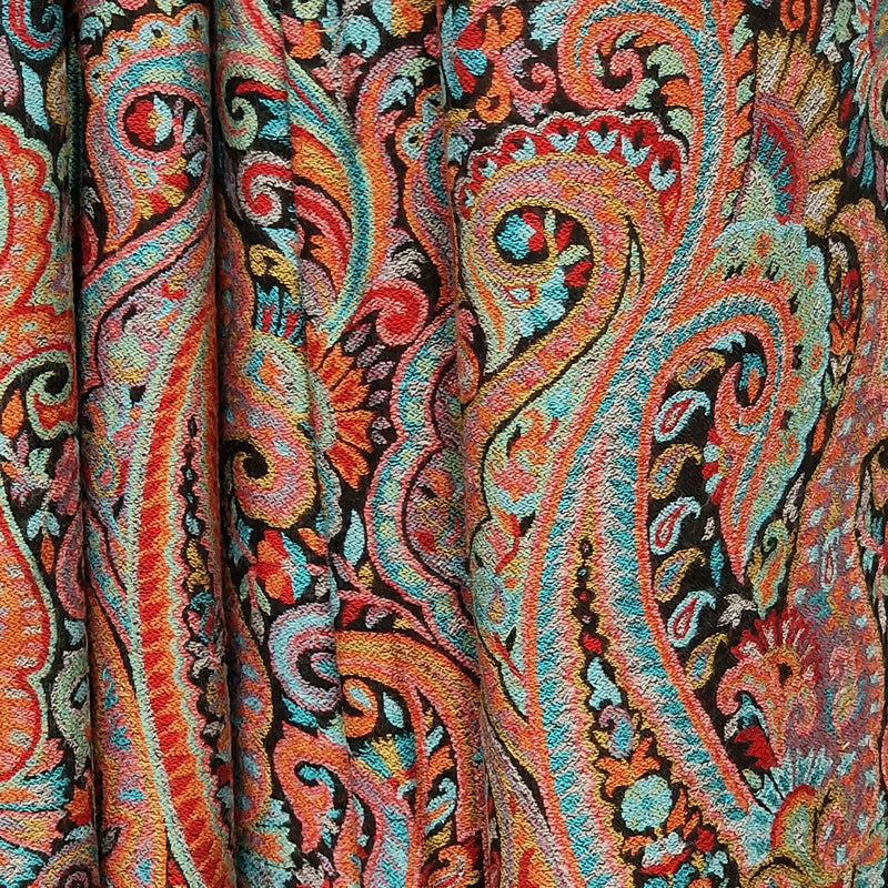 Authentic Handwoven Kani Stole Handcrafted Pashmina Wrap Timeless Artisan Elegance - Baga Ethnik Living Default Title Shawl