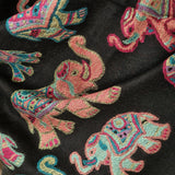 Luxury Kashmir Kani Pashmina Stole – Soft, Handcrafted Elegance - Ebony tusk