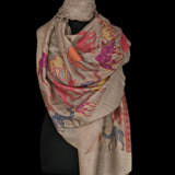 Fine Wool Blend Kani Kashmir Pashmina Stole – Sahara