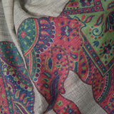 Traditional Kashmir Pashmina – Lightweight & Luxuriously Soft – Ivor White