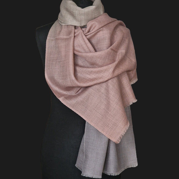 Authentic Luxury Kashmir Pure 100% Ombré Cashmere - Pastels - Baga Ethnik Living Default Title Accessories:Scarves & Wraps