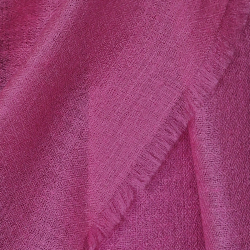 Luxury Soft Kashmir Ombre Pashmina 100% Pure Cashmere Stole - Cerise Pink