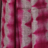 Authentic Kashmiri Pure 100% Pashmina Shawl with Tie-Dye Design - Hibiscus Petal