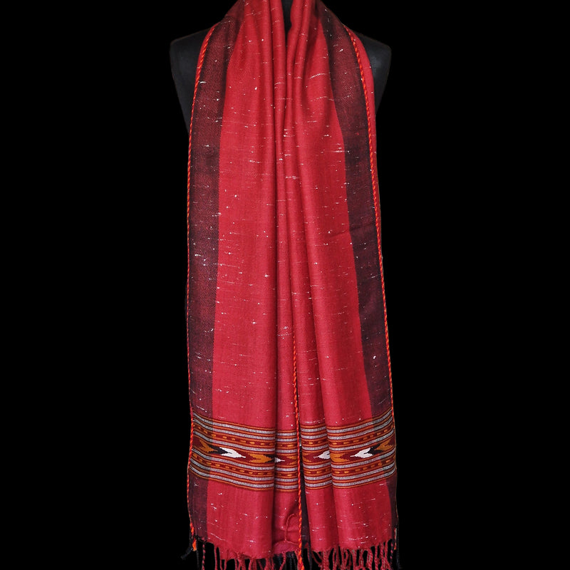 Handspun Himalayan Tibet Shawl 100% Yak wool - Baga Ethnik Living Default Title Accessories:Scarves & Wraps