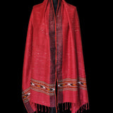 Handspun Himalayan Tibet Shawl 100% Yak wool - Baga Ethnik Living Default Title Accessories:Scarves & Wraps