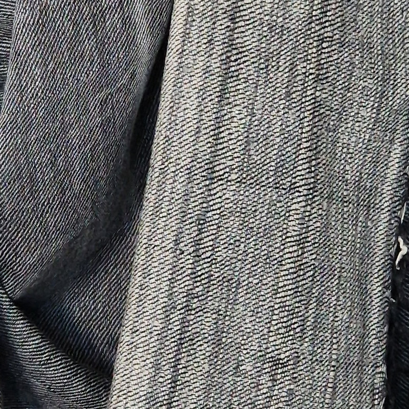 Mountain Grey Yak Wool Stole – Woven by Hand, Edged in Raw Wool - Baga Ethnik Living Default Title Shawl