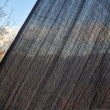 Mountain Grey Yak Wool Stole – Woven by Hand, Edged in Raw Wool - Baga Ethnik Living Default Title Shawl