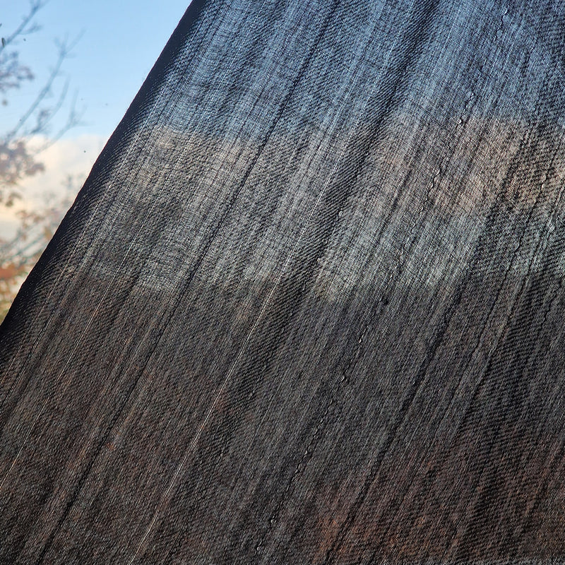 Mountain Grey Yak Wool Stole – Woven by Hand, Edged in Raw Wool - Baga Ethnik Living Default Title Shawl