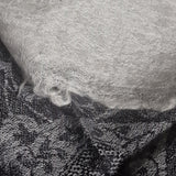 Luxury Soft Kashmir Pashmina Cashmere Stole - Black and white