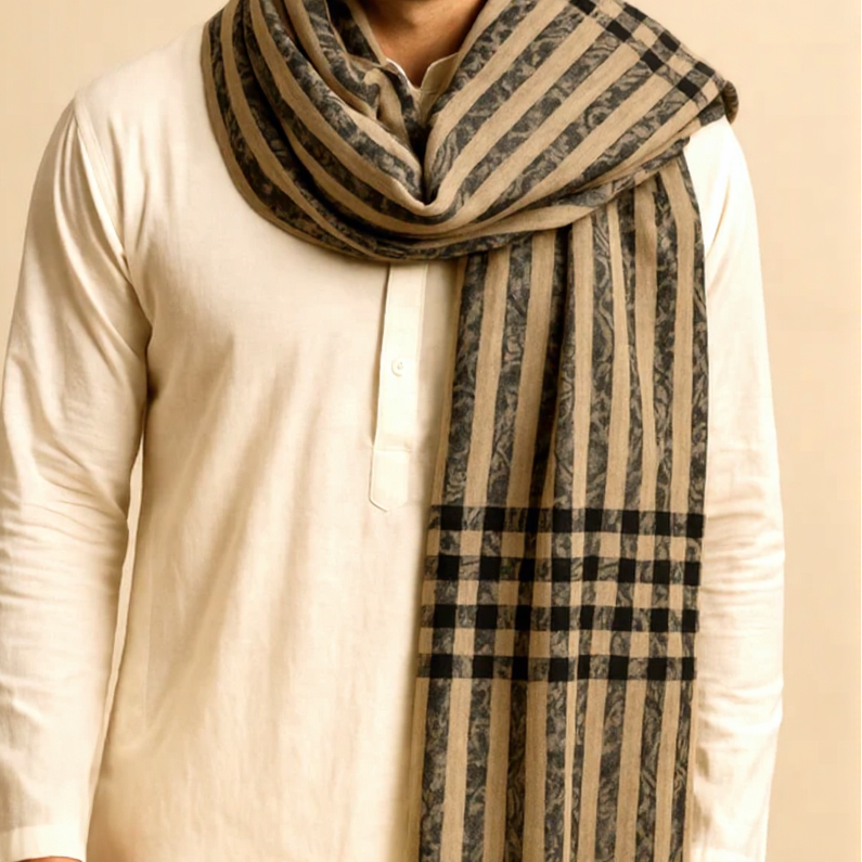 His & Her Fine Wool Stole Set – Cozy, Coordinated, and Stylish