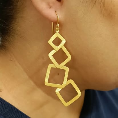 Geometric Chic Bohemian Hook Earrings