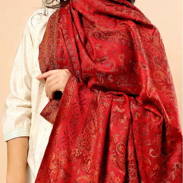 His & Her Jamawar and Kani Shawl Gift Set – Premium Box Packaging