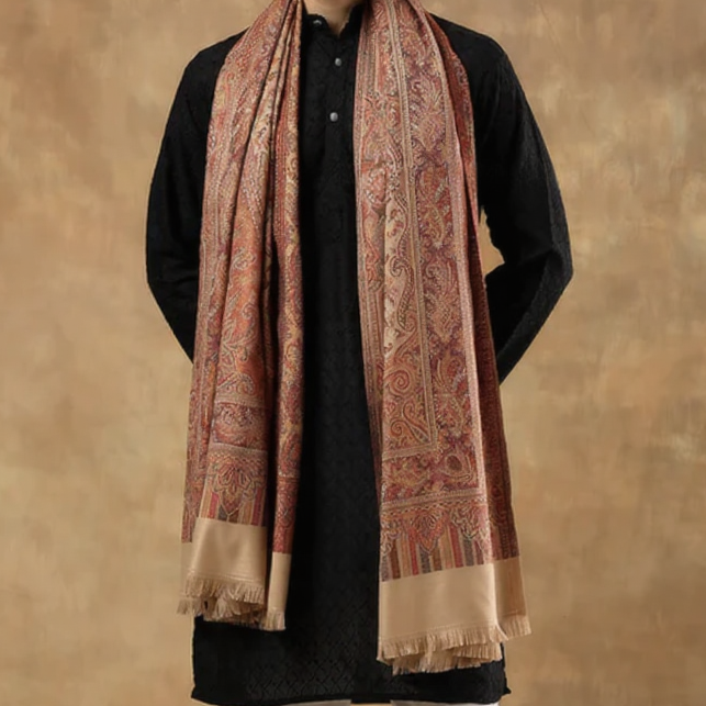 His & Her Jamawar and Kani Shawl Gift Set – Premium Box Packaging