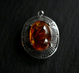Extravagant Vintage Baltic Amber Silver Sterling 925 Pendant - Baga Ethnik Living