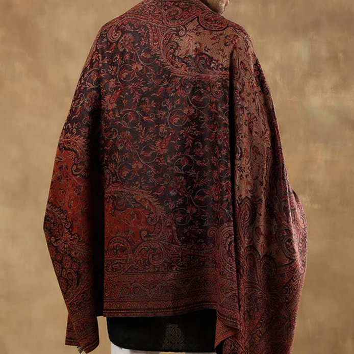 His & Her 100% Pure Wool Shawl Kani Style Set – Premium Gift Box