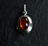Beautifully Simple Vintage Baltic Ambr 925 Silver Sterling Pendant - Baga Ethnik Living