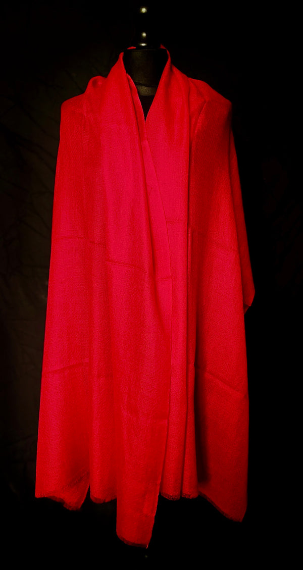 Authentic Luxury Soft 100% Cashmere - Ruby Red
