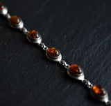 Vintage Baltic Amber Silver Sterling 925 Bracelet - Baga Ethnik Living