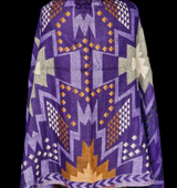 Wool Blanket Shawl – Handmade, Unisex, Gift-Ready