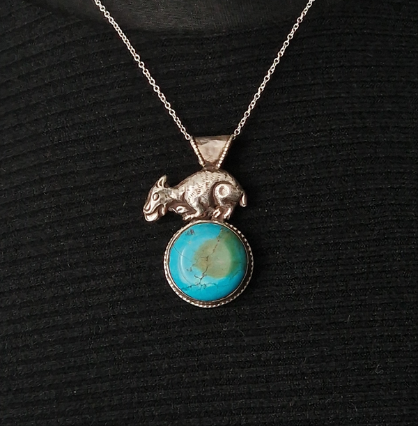 Turquoise Cabochon Pendant