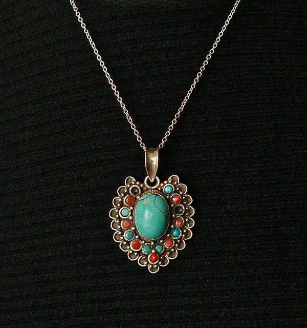 Unique Sterling Silver Eternal Blossom Pendant