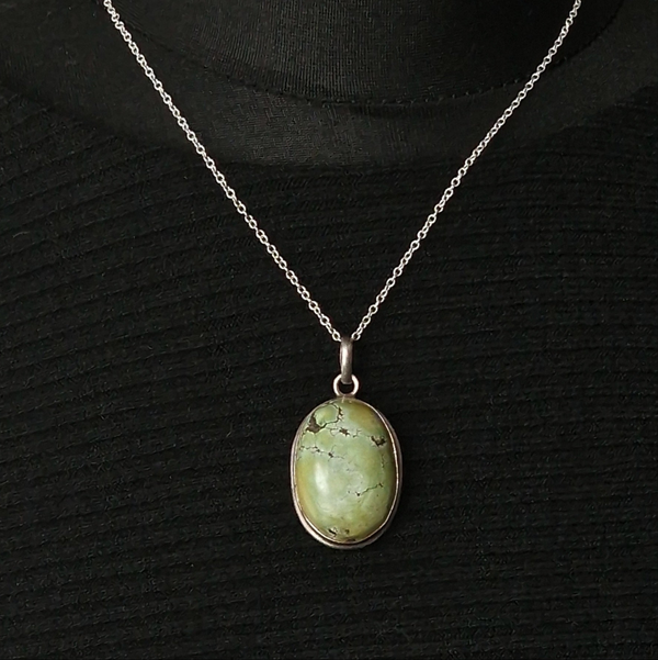 Vintage Handmade Turquoise Pendant
