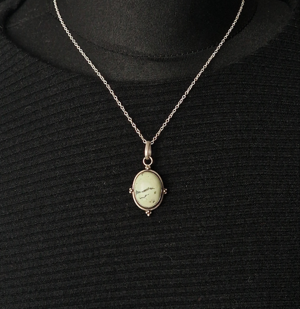 Vintage Green Turquoise Pendant