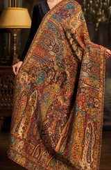Moonlight Zari Kani Reversible Shawl – Two Sides, One Timeless Masterpiece