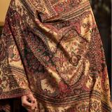 Golden Kani Paisley Stole – Moonlight Heritage Design