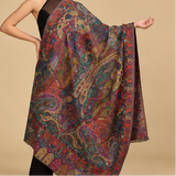 Royal Heritage Paisley Shawl – Traditional Kani Design