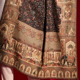 Kani Wool Shawl – Traditional Heritage Scene