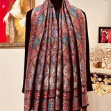 Heritage Zari Kani Woven Shawl – 100% Pure Wool Luxury - Baga Ethnik Living Default Title