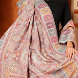Multicolour Pashmina Kani Paisley Weaved Shawl – Opal Bloom