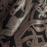 Reversible Moonlight Luxury Pashmina Wrap – Marmo Black and Gold Shawl