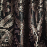 Reversible Moonlight Luxury Pashmina Wrap – Marmo Black and Gold Shawl