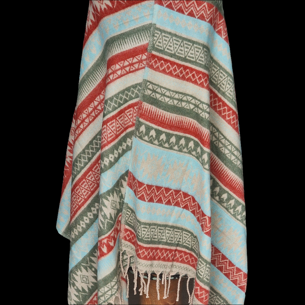 Meditation Tibet Wool Blanket Shawl Boho